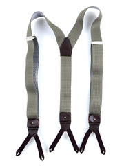 Elastic Y-brace with laces and clips ELASTIC Beige