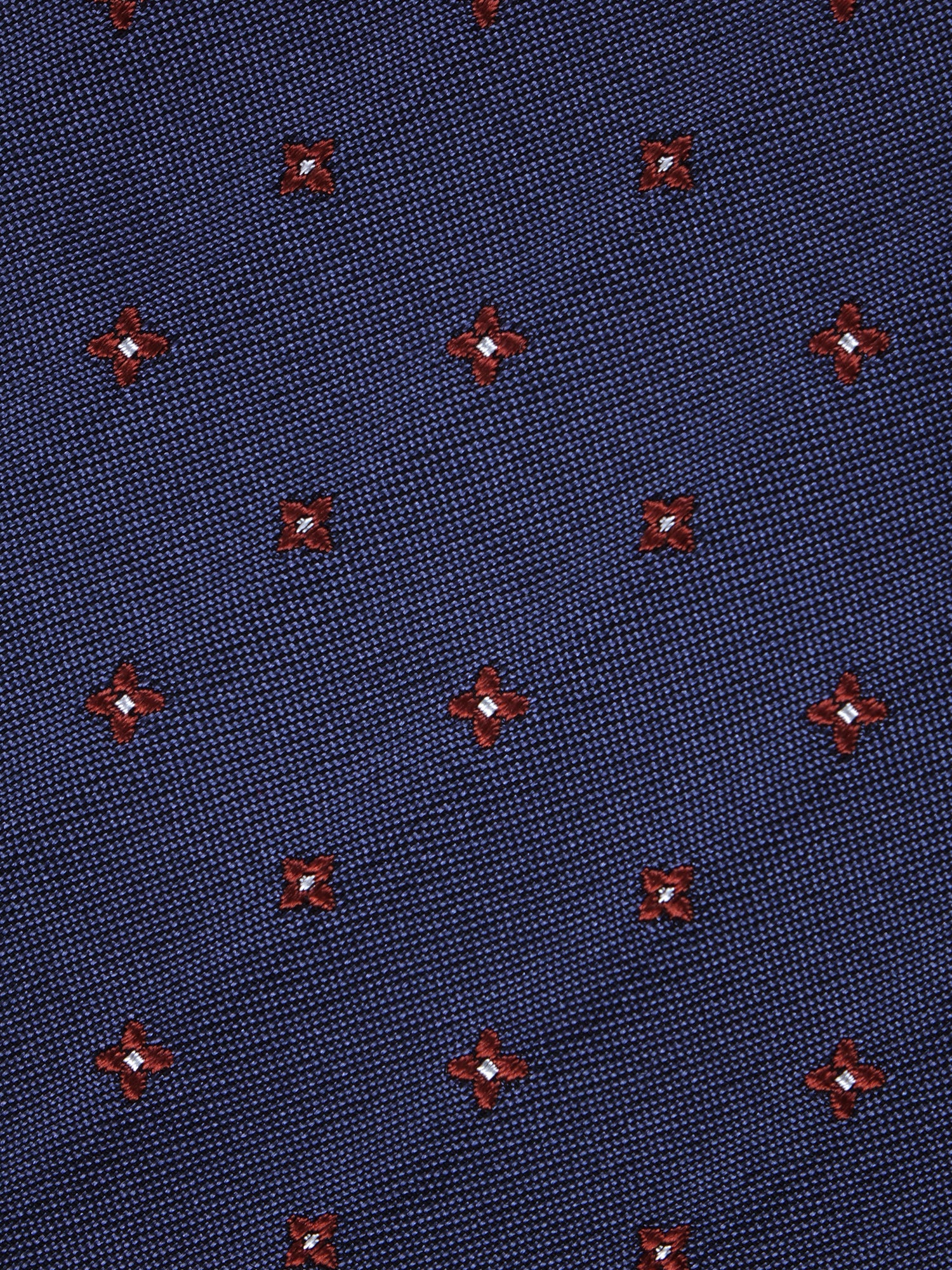 MARTIN 3-fold tie in aviation blue silk/cotton