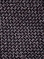 SAVINA Brown Silk/Wool 3-Fold Tie