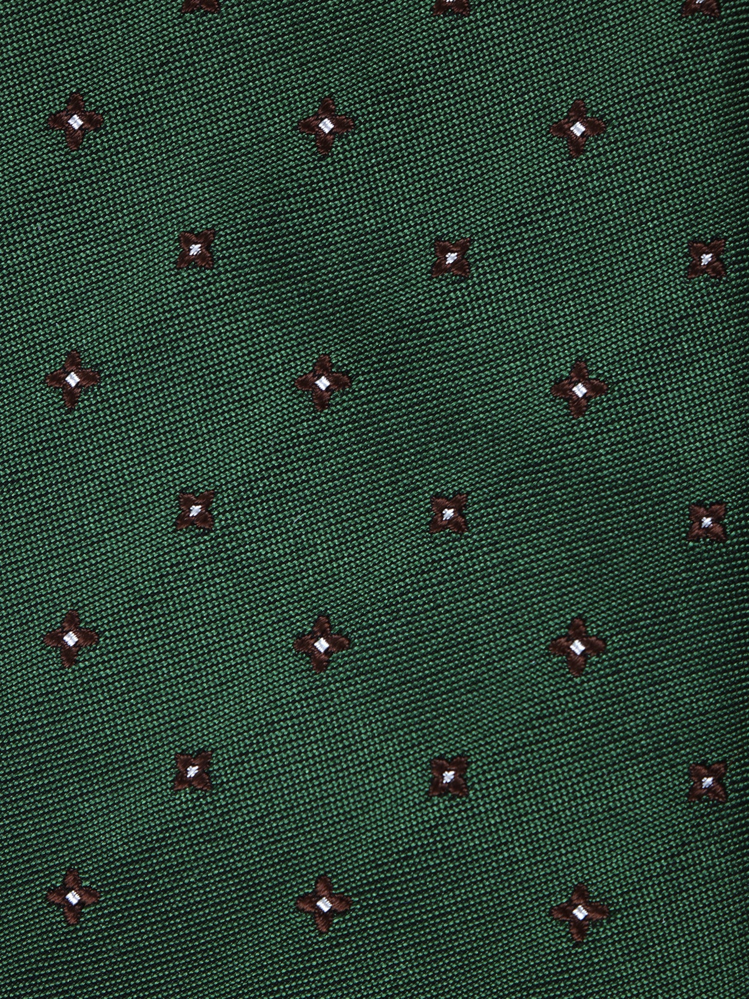 MARTIN Green 3-Fold Silk/Cotton Tie