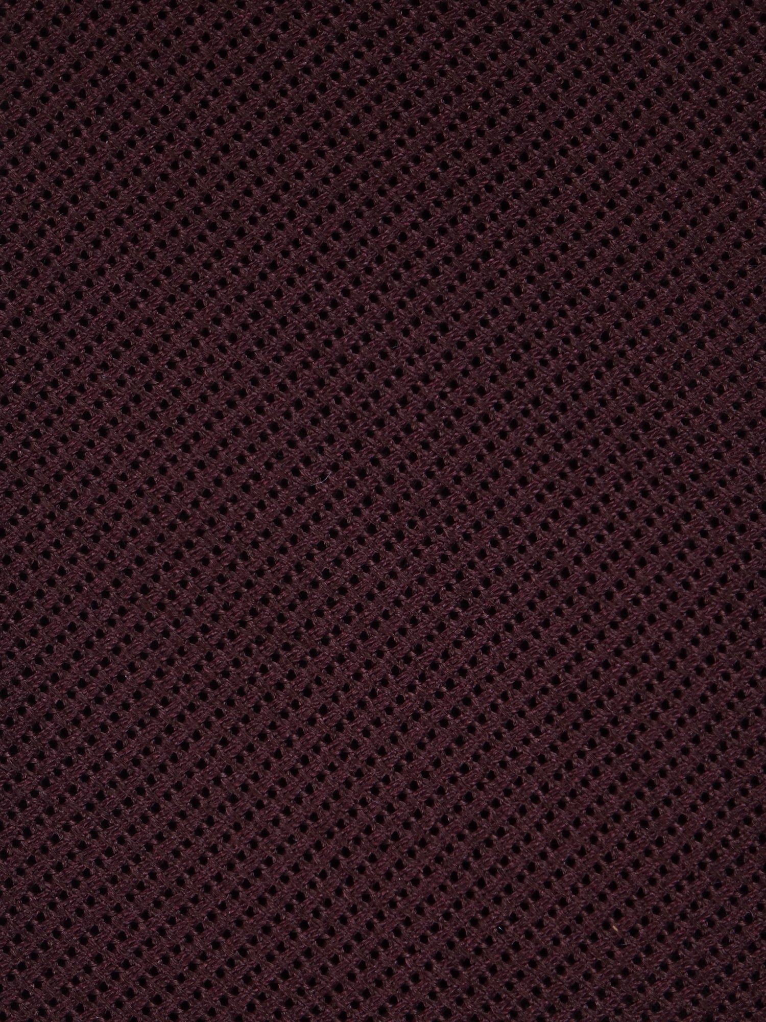 3-fold burgundy silk gauze tie with ONICE twist