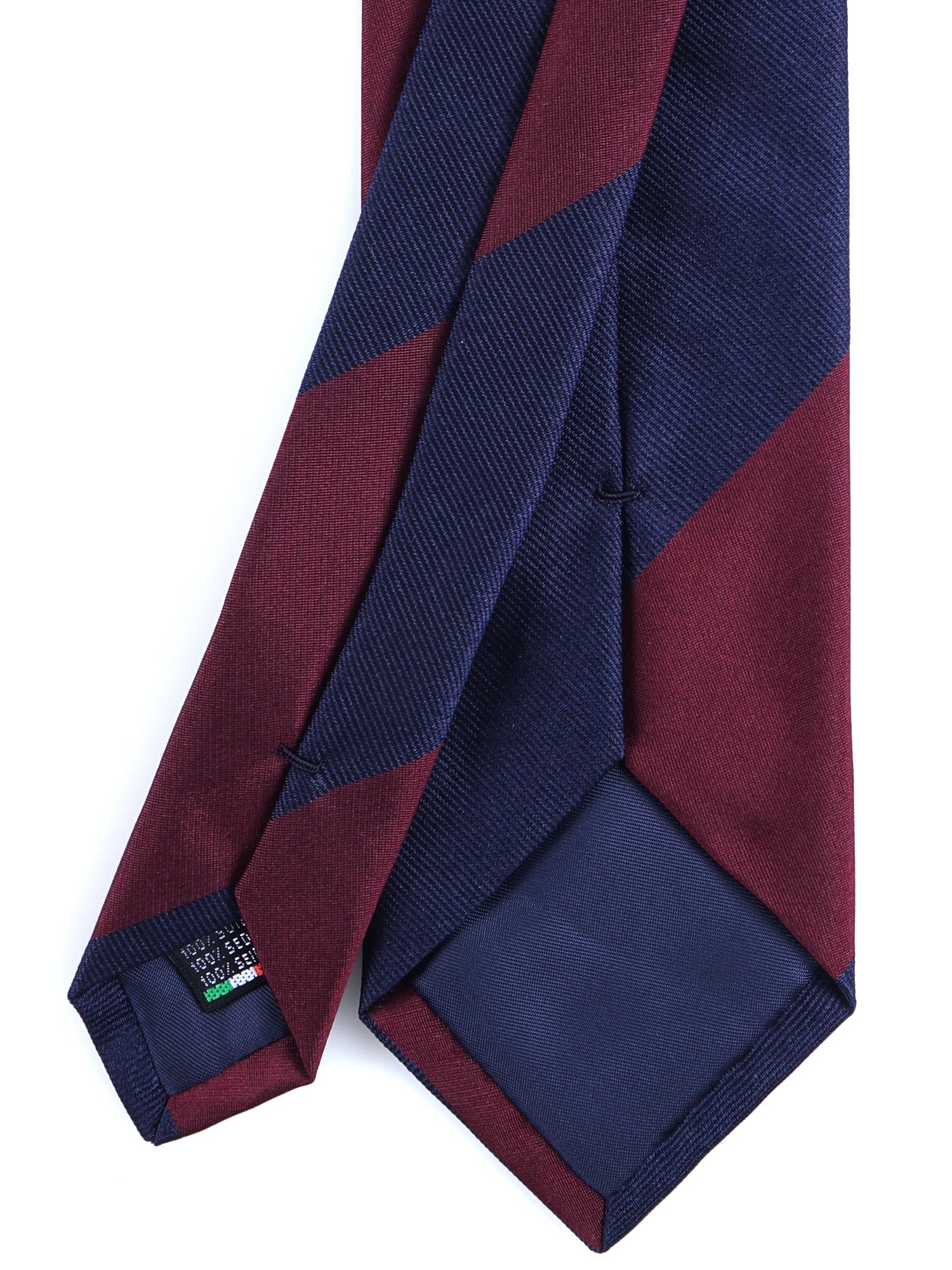 PAOLA 3-Fold Bordeaux Woven Silk Tie