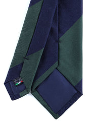 PAOLA Green 3 Fold Woven Silk Tie