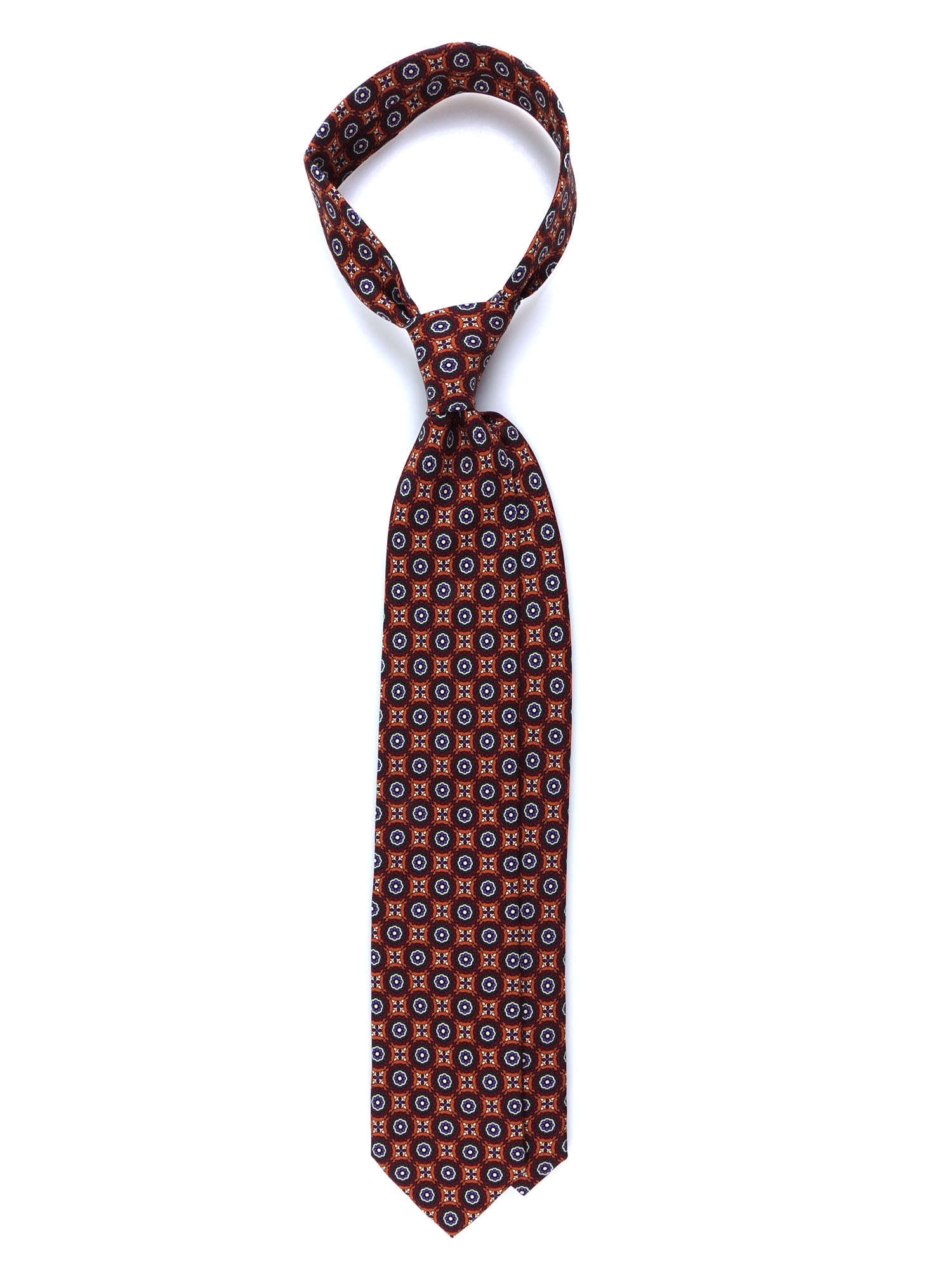 PATTY 3-Fold Bordeaux Tie in Madder Silk