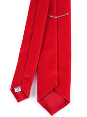 SANSET Red Velvet 3-Fold Tie