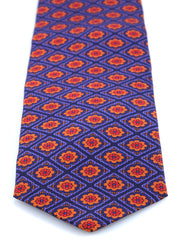 DASTINY blue 3-fold tie in madder silk