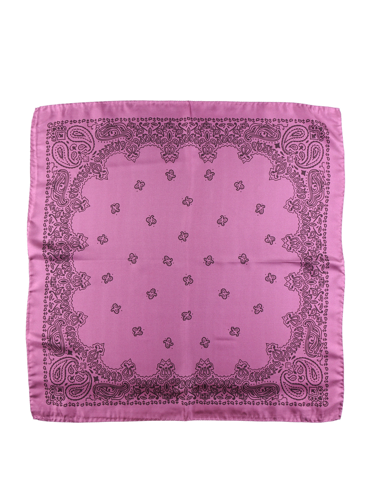 Foulard lilla 70x70cm in seta stampata ABSTRA