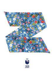 Foulard twilly ottanio in seta stampata inglese FLORENCE