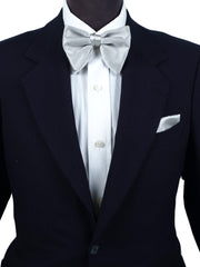 Grey bow tie GOCCIA model already knotted in satin silk