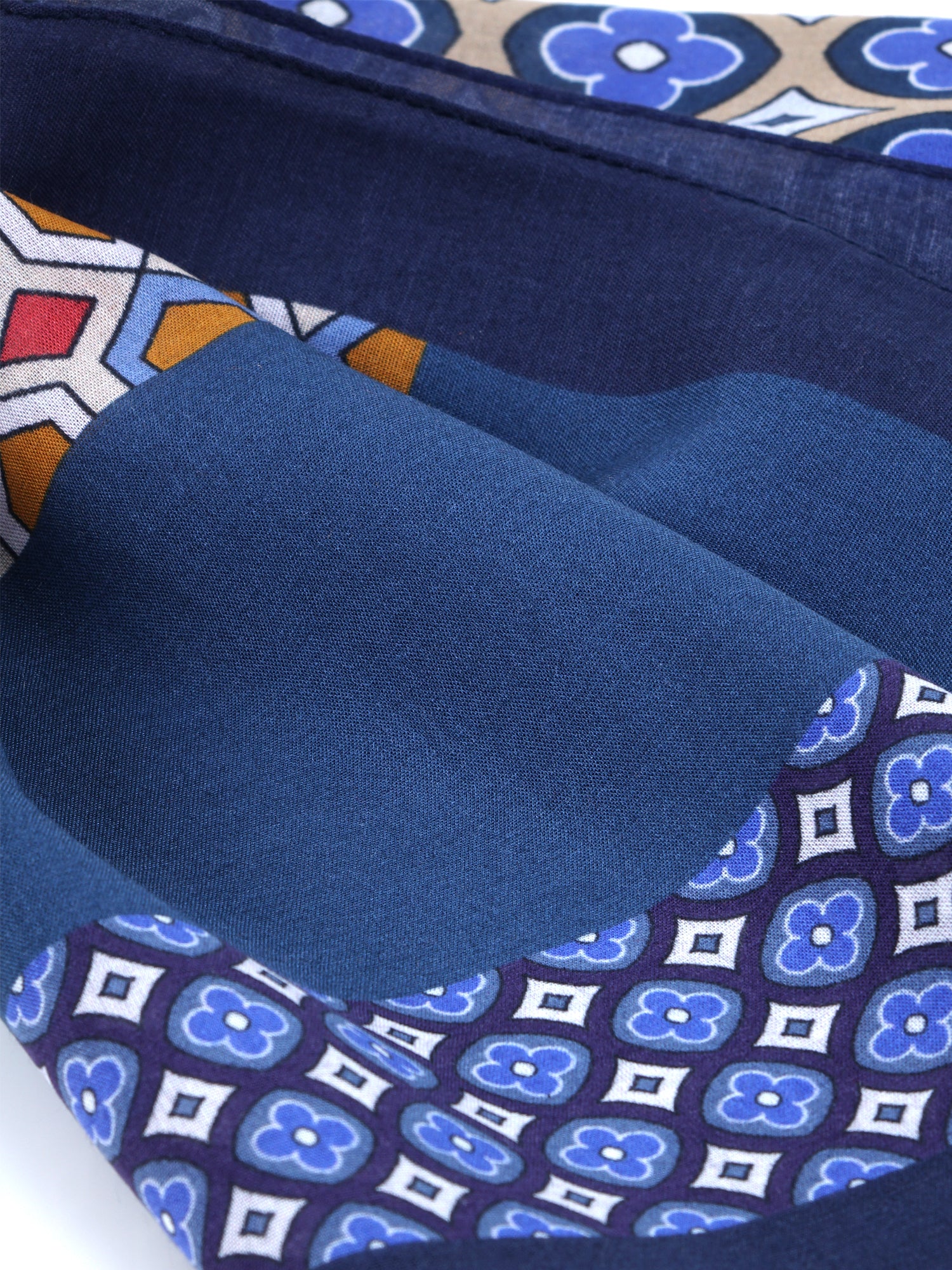 LUDICA cotton/modal blue scarf