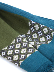 LUDICA green cotton/modal scarf