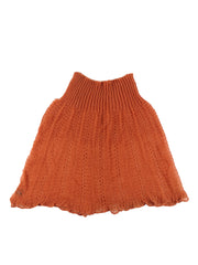 FABULA Orange Wool/Polyamide Cape