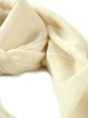 SHELBY Ivory Wool and Silk Stole