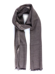 Sciarpa marrone in puro cashmere FATIMA