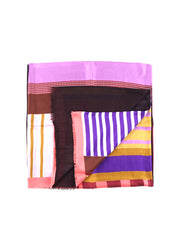 ETHNIC Multicolor Printed Pure Silk Scarf