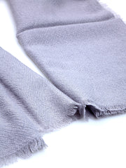 Sciarpa grigio in puro cashmere BURT