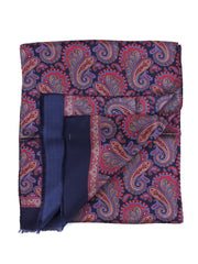 ETHNIC Multicolor Printed Pure Silk Scarf