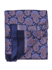 ETHNIC Multicolor Printed Pure Silk Scarf