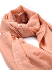 SIENNA Orange Wool/Silk Scarf