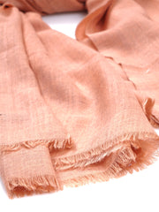 SIENNA Orange Wool/Silk Scarf