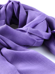 Sciarpa viola in puro cashmere PALMA