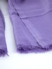 Sciarpa viola in puro cashmere PALMA