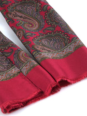 ETHNIC Multicolor Printed Pure Silk Scarf