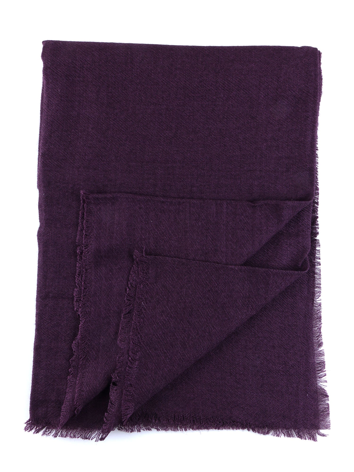 Sciarpa viola in puro cashmere BURT