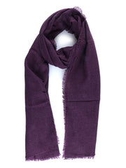 Sciarpa viola in puro cashmere BURT