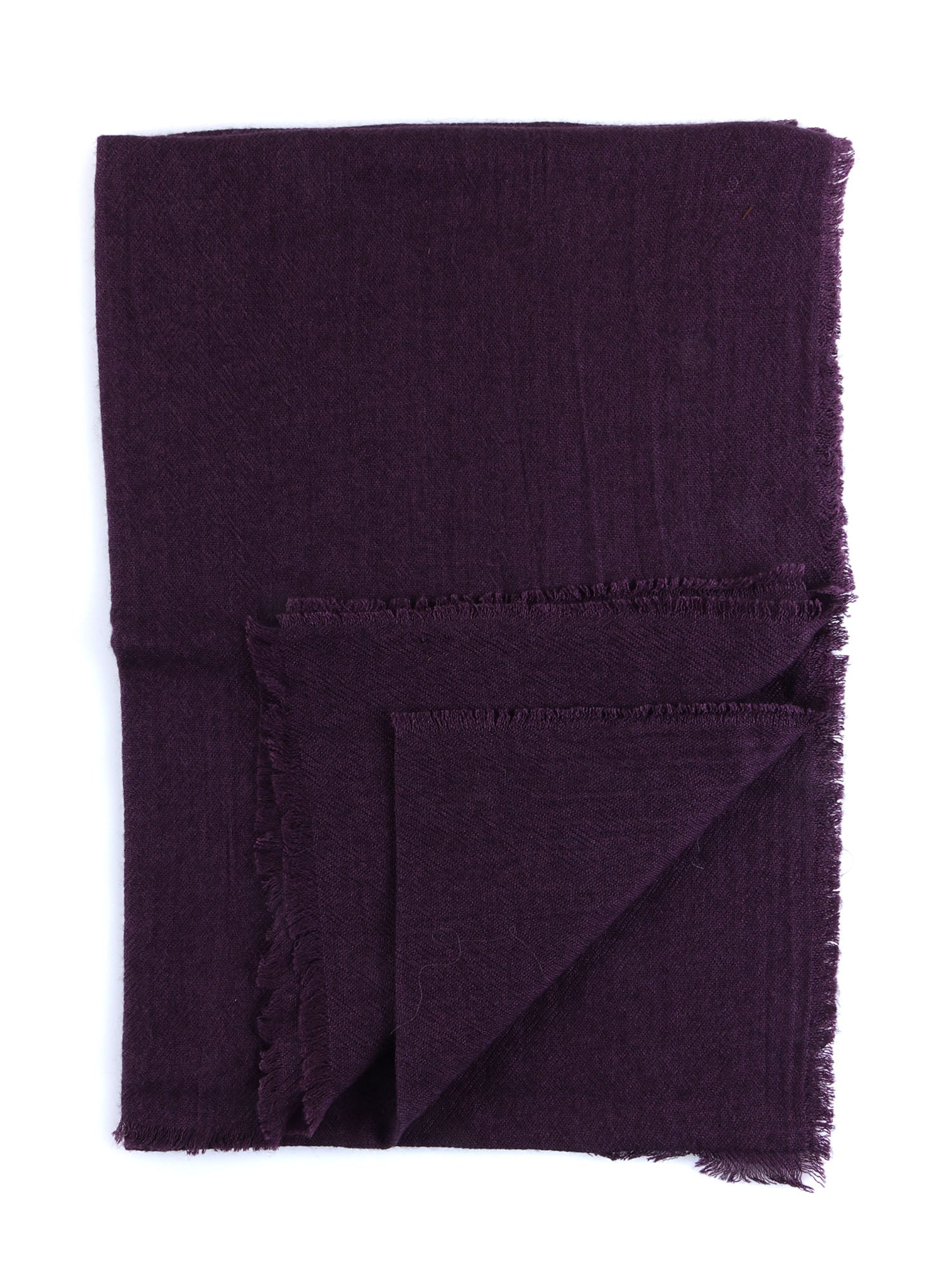 Sciarpa viola in puro cashmere BURT